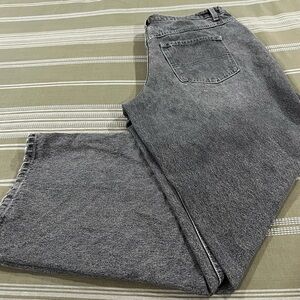 wild fable Women's Gray Straight-Leg Jeans